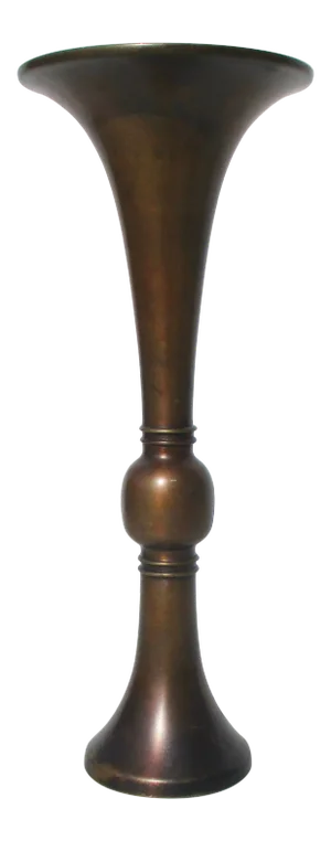 Vintage Japanese Bronze Gu Vase