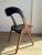 Wood Sonja Chair in Teak and Black Skai by Johannes Andersen for Vamo Sønderborg, 1960s For Sale - Image 7 of 10