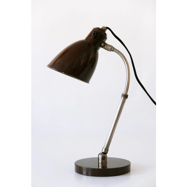 German Model Piccolo Table Lamp by Christian Dell for Bünte & Remmler, 1930s For Sale - Image 17 of 18