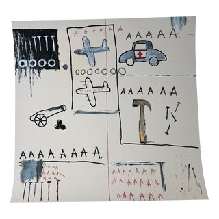 Jean Michel Basquiat, Untitled (Vehicles), 1981, Print For Sale