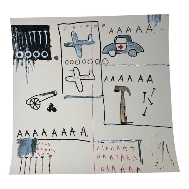 Jean Michel Basquiat, Untitled (Vehicles), 1981, Print For Sale