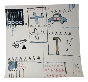Jean Michel Basquiat, Untitled (Vehicles), 1981, Print