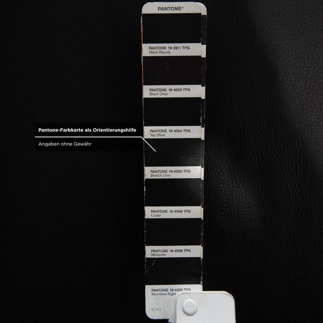 Model 3300 2-Seater and 3-Seater Sofas in Black Leather from Rolf Benz, Set of 2 For Sale - Image 11 of 18