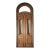 Antique Arched Large Carved Double Entry Doors For Sale