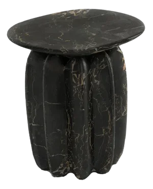 High Bolero Marble Accent Table by Alter Ego Studio