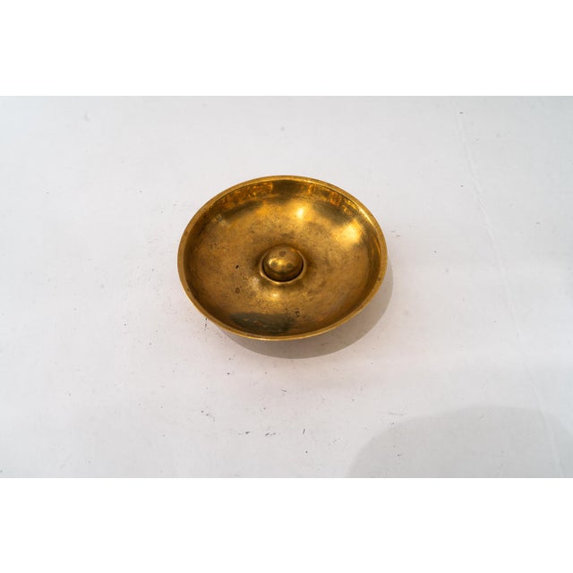 1920s Vintage Art Deco Ashtray in Brass, 1920s For Sale - Image 5 of 8