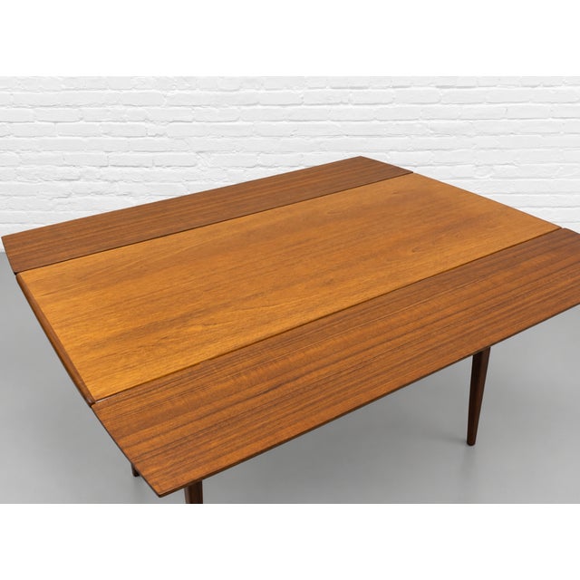 Mid Century Modern Danish Convertible Coffee Table - Desk - Dining Table – Vintage Space Saving Furniture, C. 1960's For Sale - Image 12 of 12