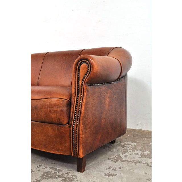 Vintage Joris Sofa in Sheep Leather, 1970s For Sale - Image 12 of 14