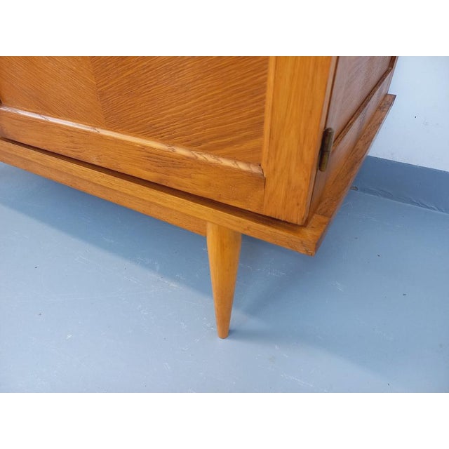 Vintage Oak Wardrobe, 1960s For Sale - Image 9 of 17