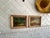 Wood Vintage Set of 2 Tiki Oil Paintings W/Light Wood Frames - Signed For Sale - Image 7 of 7