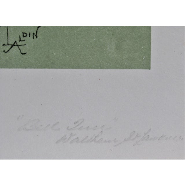 Printmaking Materials Cecil Charles Windsor Aldin, Bell Inn, Waltham St Lawrence, Circa 1930 For Sale - Image 7 of 8