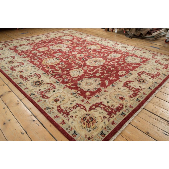 Indian Indian Sultanabad Design Carpet - 8'1" X 10'3" For Sale - Image 3 of 10