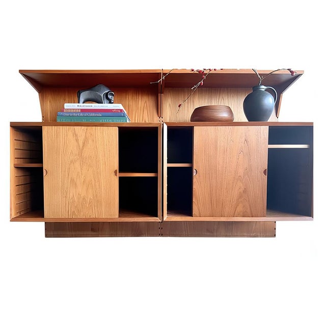 Wood Mid-Century Modern Danish Teak Regal-System by Poul Cadovius, 1960s For Sale - Image 7 of 18