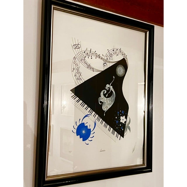 1980s Erte, "The Zodiac Suite" Prints, Framed - Set of 12 For Sale In New York - Image 6 of 13