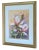 Shabby Chic Vintage Original Budding Pink Lily Flower Still Life Watercolor Painting For Sale - Image 3 of 8