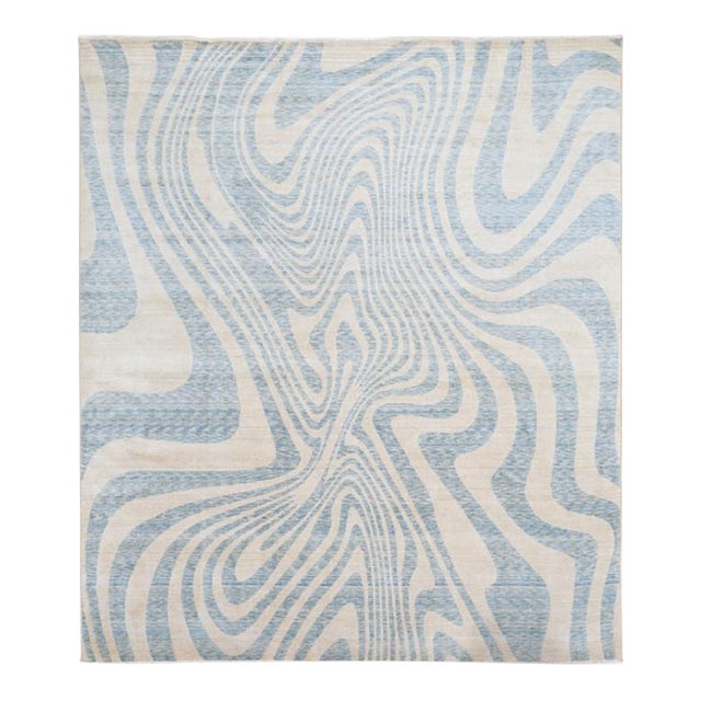 Pasargad DC Fine Hand Knotted Modern Rug For Sale