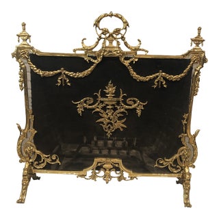 Marie Antoinette-Louis XVI Firescreen For Sale