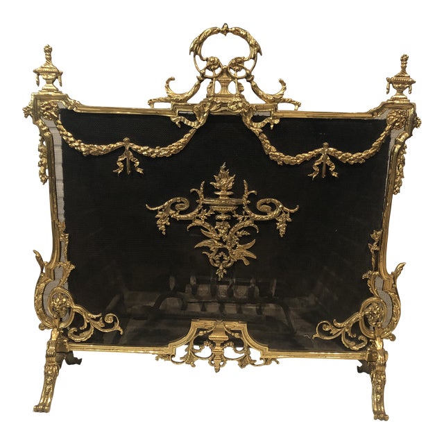 Marie Antoinette-Louis XVI Firescreen For Sale