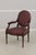 Set of 8 French Louis XVI Style Upholstered Dining Chairs For Sale - Image 4 of 18