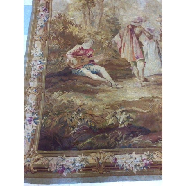 19th Century Beauvais Tapestry For Sale - Image 4 of 8