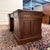Brown Classic English Green Leather Desk For Sale - Image 8 of 18