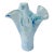 Italian Hand-Blown Art Glass Vase Made in the Murano Tradition For Sale