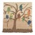 Vintage African Pictorial Tapestry, 04'11 X 04'10 For Sale