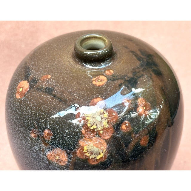 Here we have a fabulous Rookwood Black Iris vase by one of rookwood most coveted Female artists , Quince blossoms , signed...