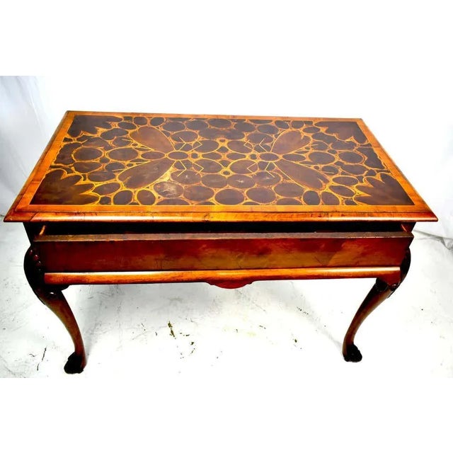 18th-CenturyInlaid Oyster Wood Table For Sale - Image 5 of 6