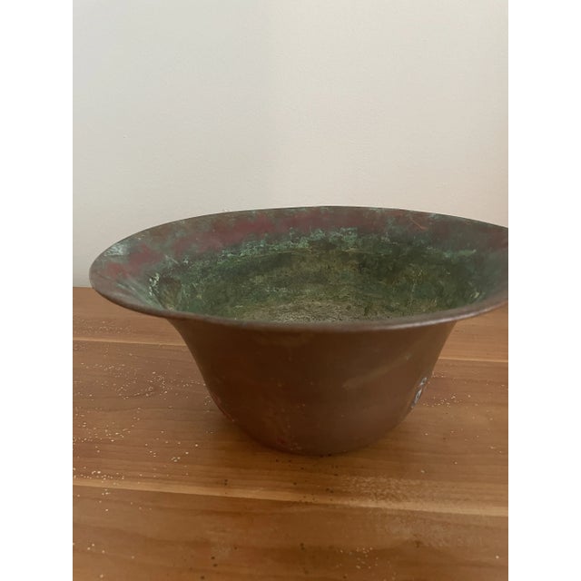 American Antique 1900s Copper Pot For Sale - Image 3 of 7
