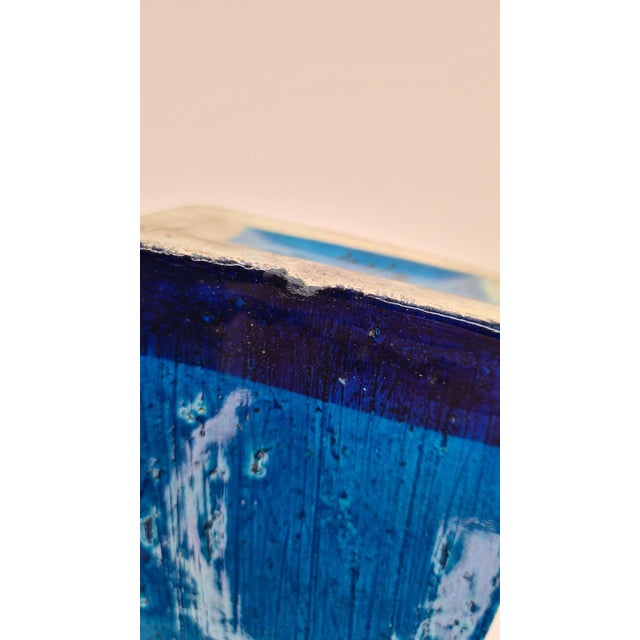 Vintage Italian Rimini Blue Vase by A. Londi for Bitossi, 1960s For Sale - Image 6 of 8