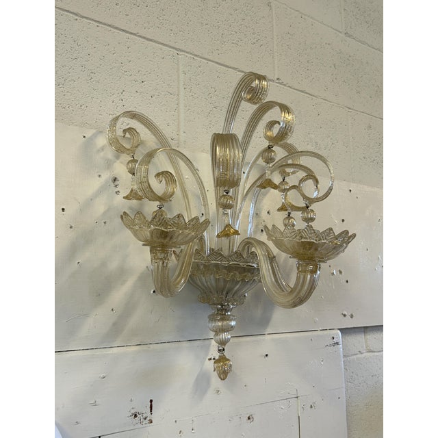 Wall Lamps from Barovier & Toso, 1925, Set of 2 For Sale - Image 3 of 12