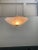 Mid-Century Modern Satin Glass Chandelier with Irregular Bubbles For Sale - Image 3 of 10