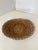 Tan Boho Chic Rush Oval Centerpiece With Wicker Rings For Sale - Image 8 of 9