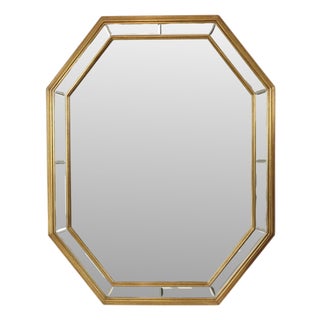 Large Hollywood Regency Octagonal Mirror from Deknudt, 1970s For Sale