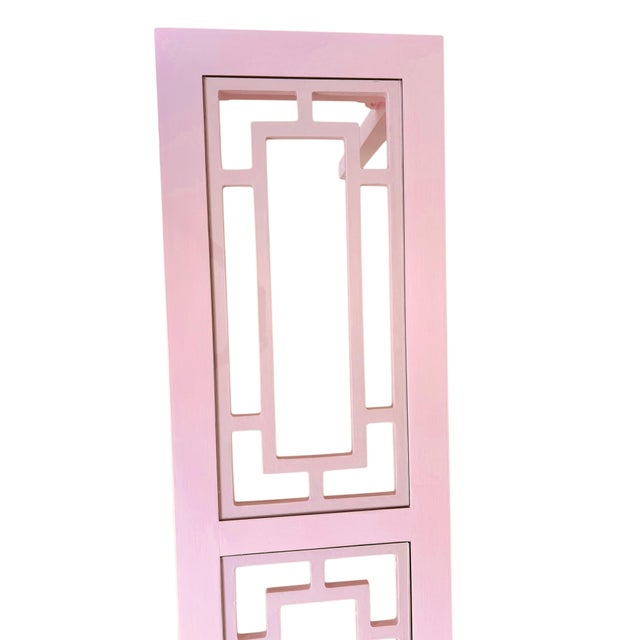 1980’s Chinese Chippendale Fretwork Sofa/Console Table For Sale - Image 14 of 17