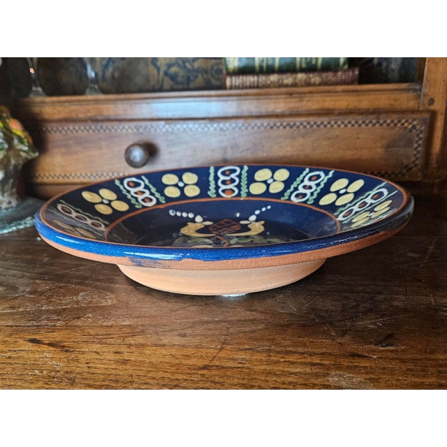 Blue North Carolina Westmore Pottery Bowl For Sale - Image 8 of 15