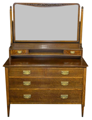 Oak Dressing Table, 1890s