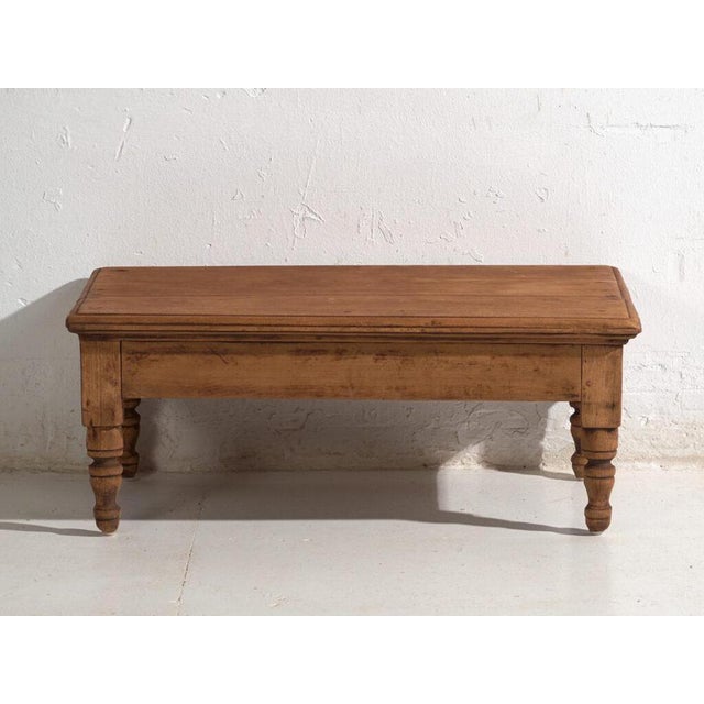Vintage Pine Low Table, 1930 For Sale - Image 4 of 10
