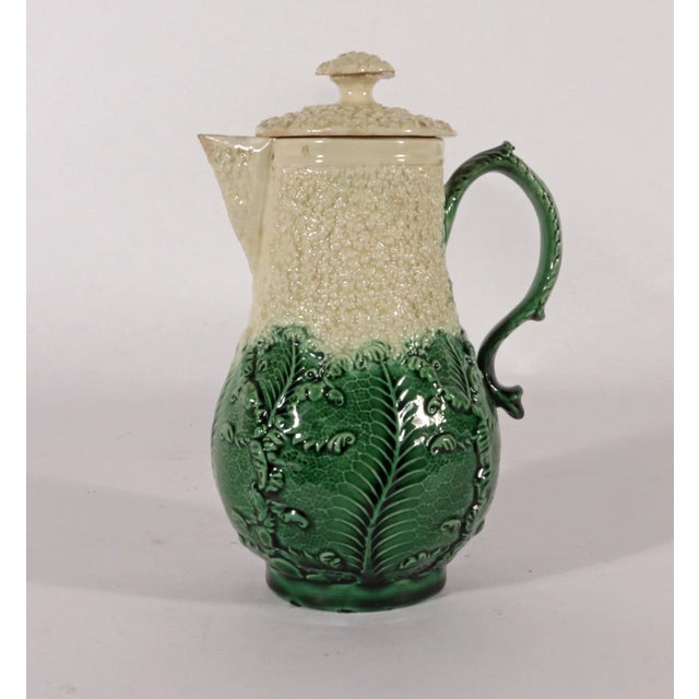 18th-Century Staffordshire Creamware Cauliflower Milk Jug and Cover, Greatbatch and Wedgwood Type For Sale In Philadelphia - Image 6 of 8