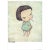 Yoshitomo Nara, Lollipop, 2021 Framed in a Oak Frame Offset print on paper 51.5 × 36.4 cm (20 3/10 × 14 2/5 in) - unframed...