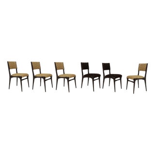 Model 671 Chairs by Carlo de Carli, 1950s, Set of 6 For Sale