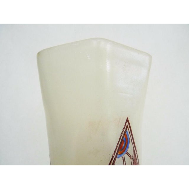 1920s Art Nouveau Vase with Geometric Patterns by François Théodore Legras, 1920s For Sale - Image 5 of 11