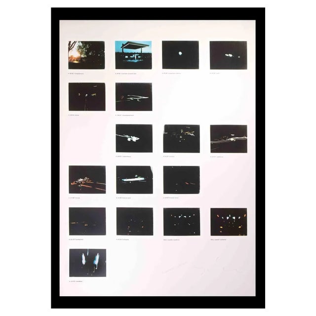 Mario Schifano, Night Driver, Photolithograph, 1970s For Sale