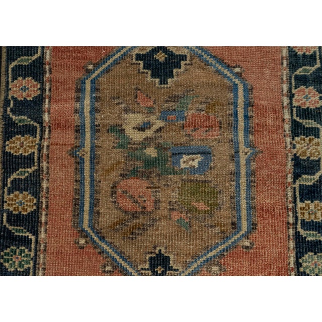 Turkish Mini Rug Oriental Hand Knotted Vintage Rug 1'6" x 2'10" #21226 For Sale - Image 4 of 8