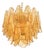 Amber Rondini Murano Glass Chandelier by Simoeng For Sale