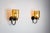1960s Black Metal Wall Lamps with Yellow Shades and Inner Diffuser, 1960s, Set of 2 For Sale - Image 5 of 15