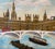 Andrew Murray, Naive London Street Scene Folk Art Oil Painting Big Ben, Parliament, Union Jack For Sale - Image 4 of 7