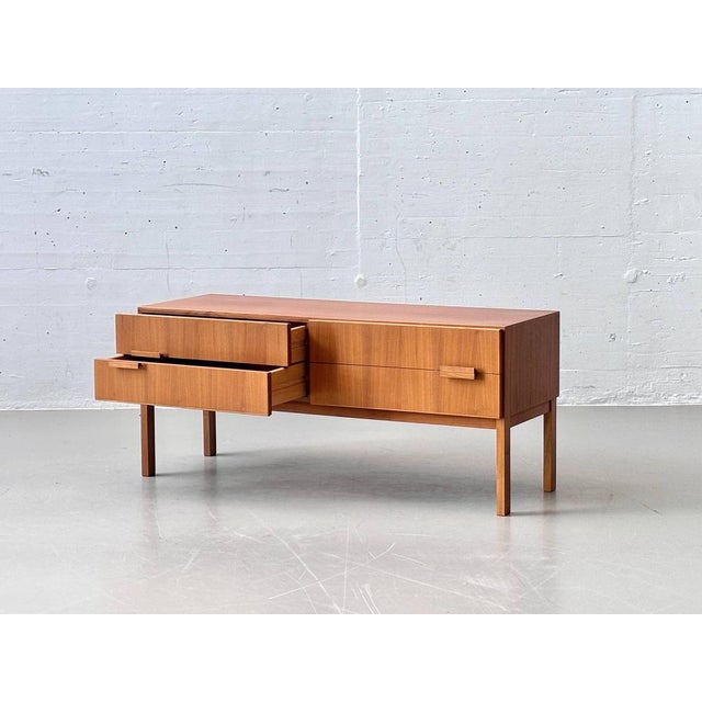 Mid-Century Modern Danish Teak Lowboard with Four Drawers, 1960s For Sale - Image 6 of 18