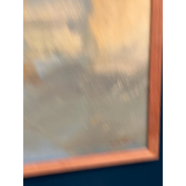 Peter Prütz, Landskapskomposition, 1950s, Oil Painting on Panel, Framed For Sale - Image 6 of 10
